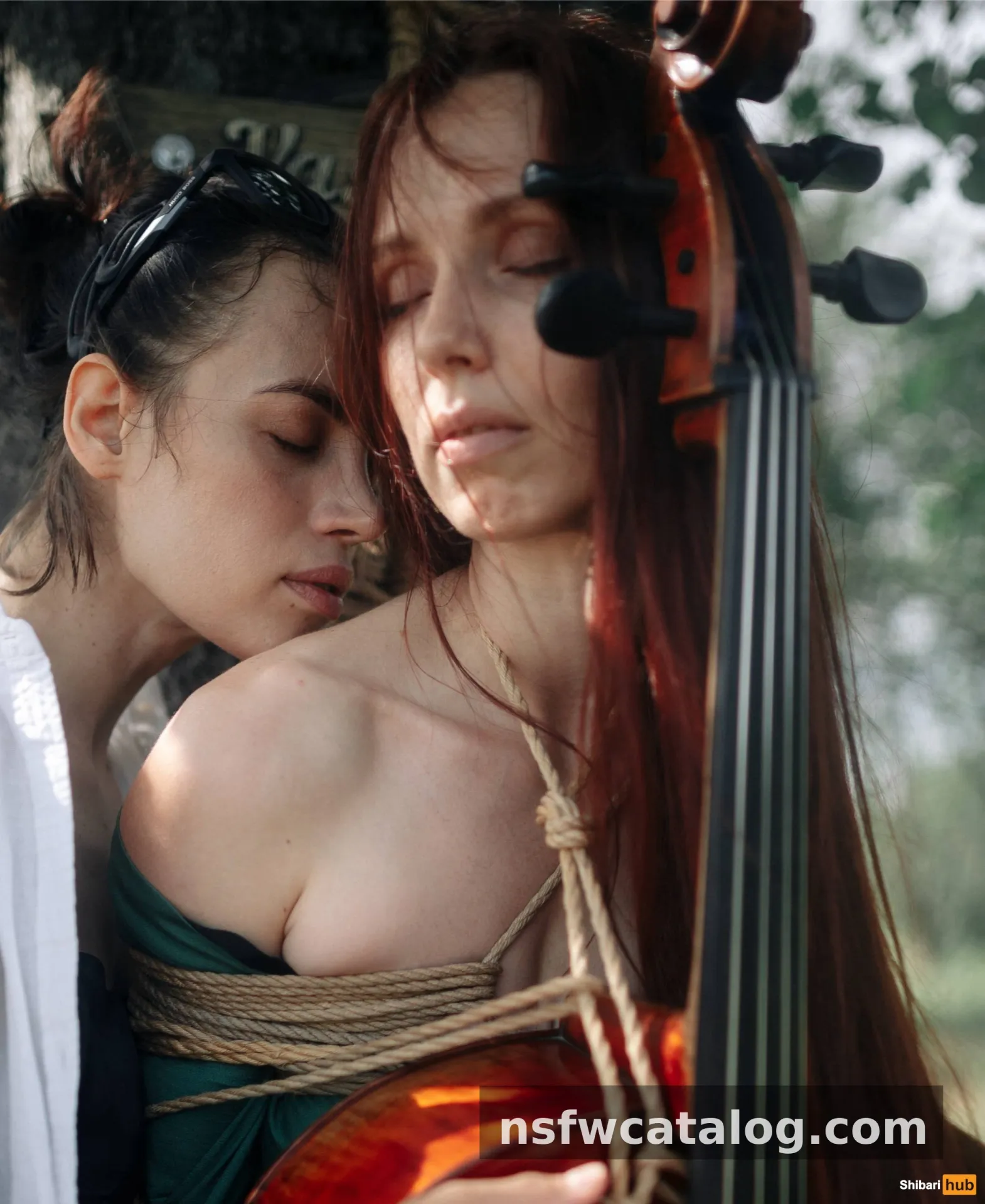 Vasilisa Lesnaya — Erotic Shibari in Nature
